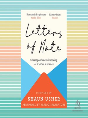 Letters of Note - Audiobook